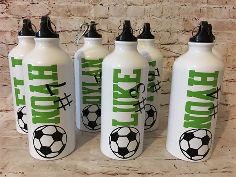Custom Football Water Bottles